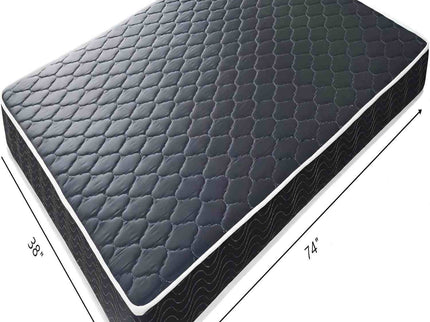 6" Waterproof Foam Mattress - Black / Blue - Twin