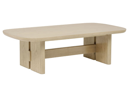 Kimpton - 2 Piece Coastal Coffee And End Table Set - Beige