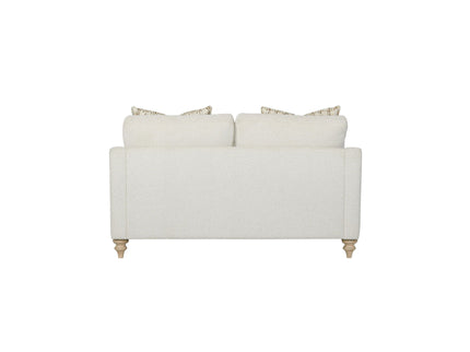Loveseat Reversable Cushion With 2 Pillows - Off White