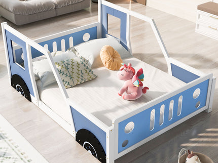 Classic Car Shaped Platform Bed With Wheels