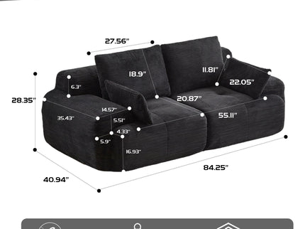2 Seater Large Sectional Couches For Living Room