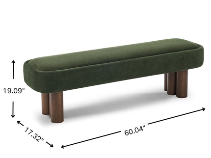 Chic Indoor Upholstered Dining Bench