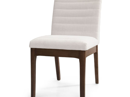 Upholstered Dining Chairs With Rubber Legs (Set of 2)