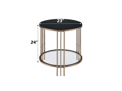 Abisha - Sintered Stone Top Round Table