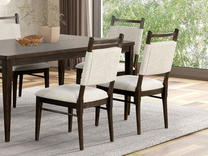 Upholstered Side Chairs (Set of 2) - Dark Walnut