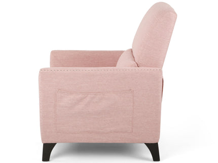 Kiersten - Contemporary Fabric Pushback Recliner