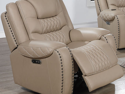 Power Motion Sofa Set With USB Ports And Adjustable Headrests