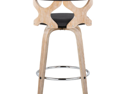 Gardenia - Mid Century Modern Fixed Height Counter Stool With Swivel (Set of 2)