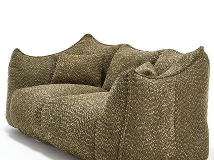 Comfortable Dual Beanbag Chair With High Resilience Foam Core For 2 People