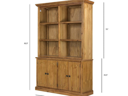 French Country Wood Cabinet