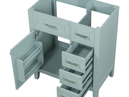 Modern Bathroom Vanity Base Only With Drawers, Freestanding Design