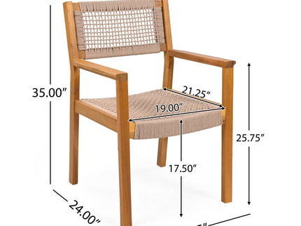 Outdoor Dining Patio Chairs (Set of 2)
