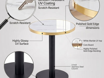 Elegant Round Bistro Table