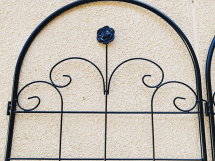 Metal Garden Trellis For Climbing Plants Outdoor Rustproof Plant Support Rose Trellis Netting Trellis