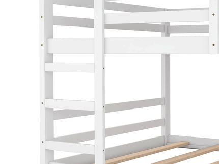 Solid Construction, Bunk Bed With Ladder