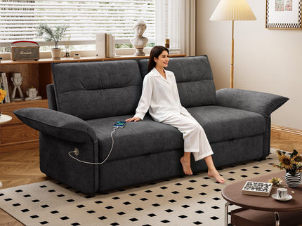 Sofa Bed With Convertible Design, Living Room Furniture