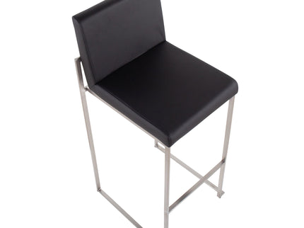 Fuji - Contemporary And Modern Elegance High Back Barstool