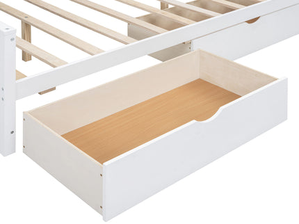 Daybed With All-In-One Cabinet And Shelf