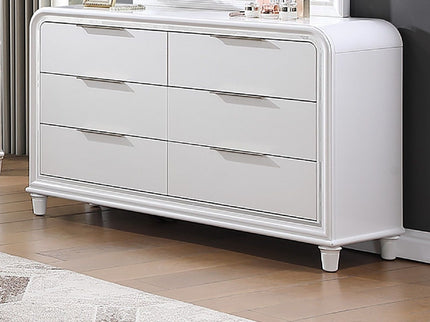 Dresser 6 Drawers - White