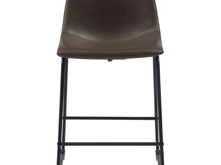 Armless Counter Height Stools (Set of 2) - Brown