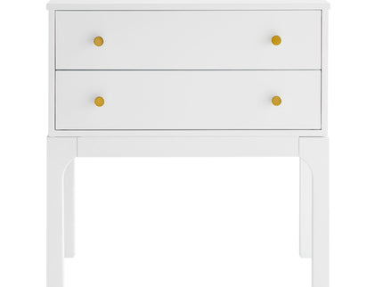 Alonso - 2 Drawer Nightstand - White