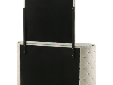 Santiago - 6 Drawer Dresser With Mirror - Ivory