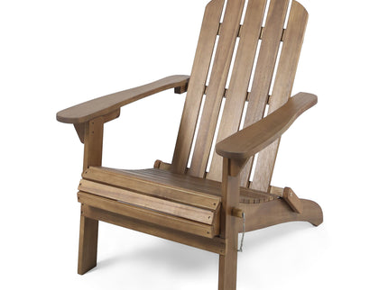 Aurascape - Outdoor Acacia Wood Foldable Adirondack Chair