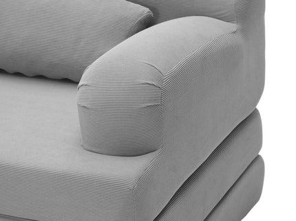 2 Seater Sofa Bed, Compact Foldable Floor Couch