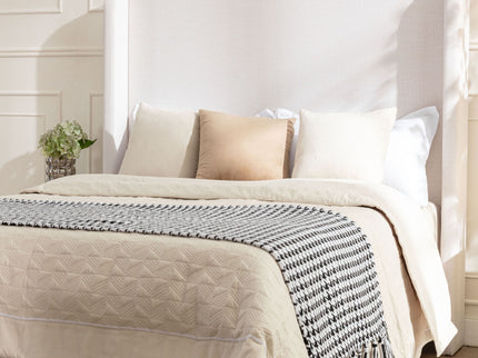 Harper - Tall Headboard Upholstered Bed / High Headboard / Elegant Simplicity / No Box Spring Needed