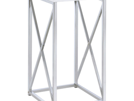 Accent Table With Accents - Glossy White