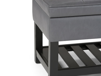 Cosmopolitan - Storage Ottoman Bench With Open Bottom