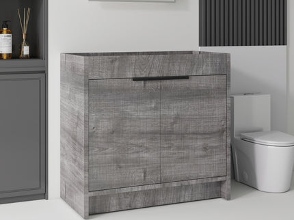 Freestanding Bathroom Vanity Cabinet With Soft Close Doors, Cabinet Only