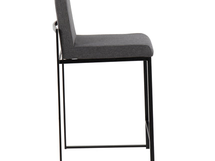 Fuji - Contemporary Modern Elegance, High Back Counter Stool