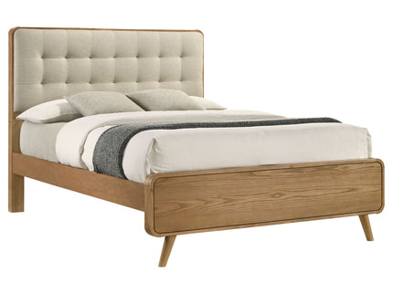 Winston - Platform Bed With Upholstered Headboard