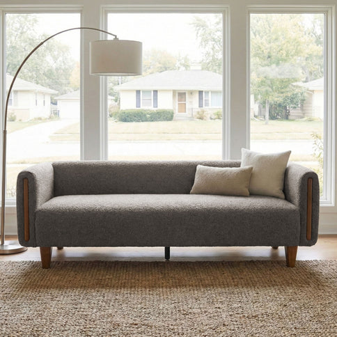 3 Seater Sofa With Armrests For Living Room