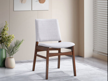 Gusto - Dining Chair (Set of 2) - Brown / Light Gray