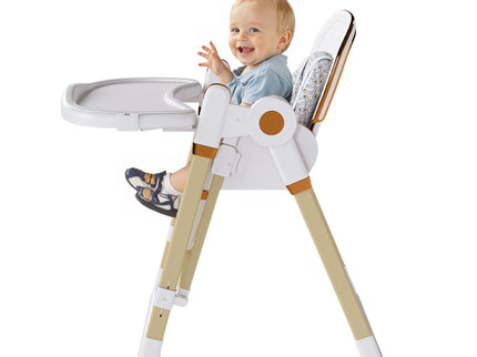Convertible Baby High Chair To Rocker With 5 Point Harness