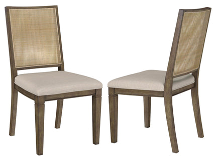 Stewart - Back Dining Side Chair (Set of 2) - Light Brown