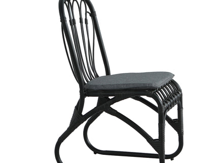 Outdoor Wicker Dining Chairs With Washable Cushion (Set of 2)