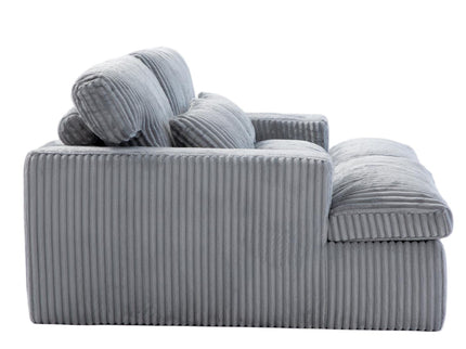 Double Chaise Lounge Chair, Oversized Upholstered Sleeper Cloud Couch