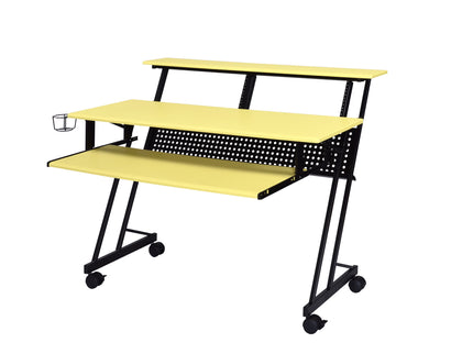 Suitor - Music Recording Studio Desk - Black / Yellow