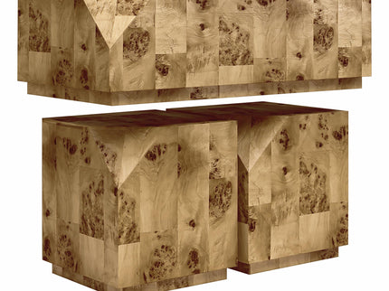 Moxie - 3 Piece Coffee And End Table Set - Brown