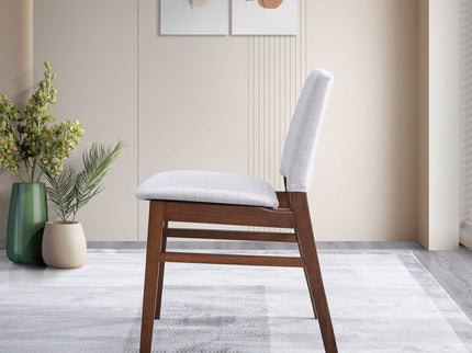 Gusto - Dining Chair (Set of 2) - Brown / Light Gray
