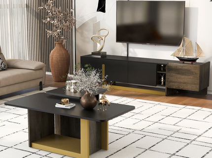 Modern TV Stand And Coffee Table (Set of 2)