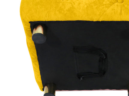 Modern Upholstered Ottoman, Exquisite Small End Table, Soft Foot Stool, Dressing Makeup Chair, Comfortable Seat For Living Room, Bedroom, Entrance