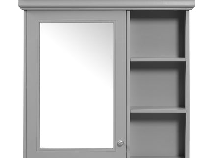 Wall Mounted Bathroom Medicine Cabinet With Mirror And Adjustable Storage With Soft Close Hinges