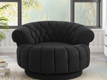 Round Swivel Accent Chair With Rotation