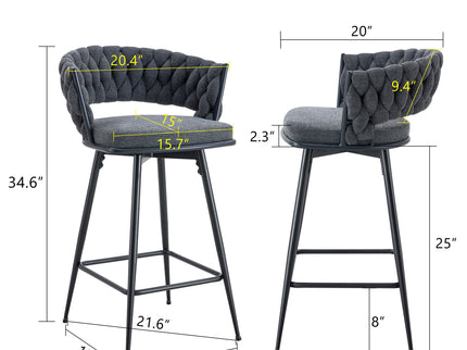 Modern Swivel Chair For Bar High Tables