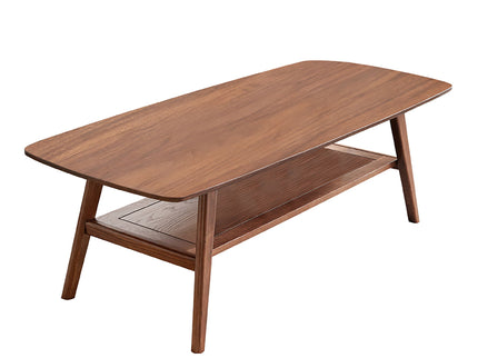 Low Coffee Table With Storage Shelf