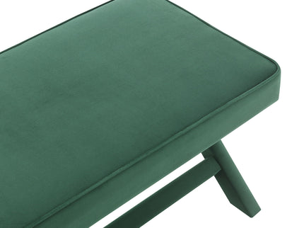 Comfort Double Bench Upholstered With X Crossed Legs